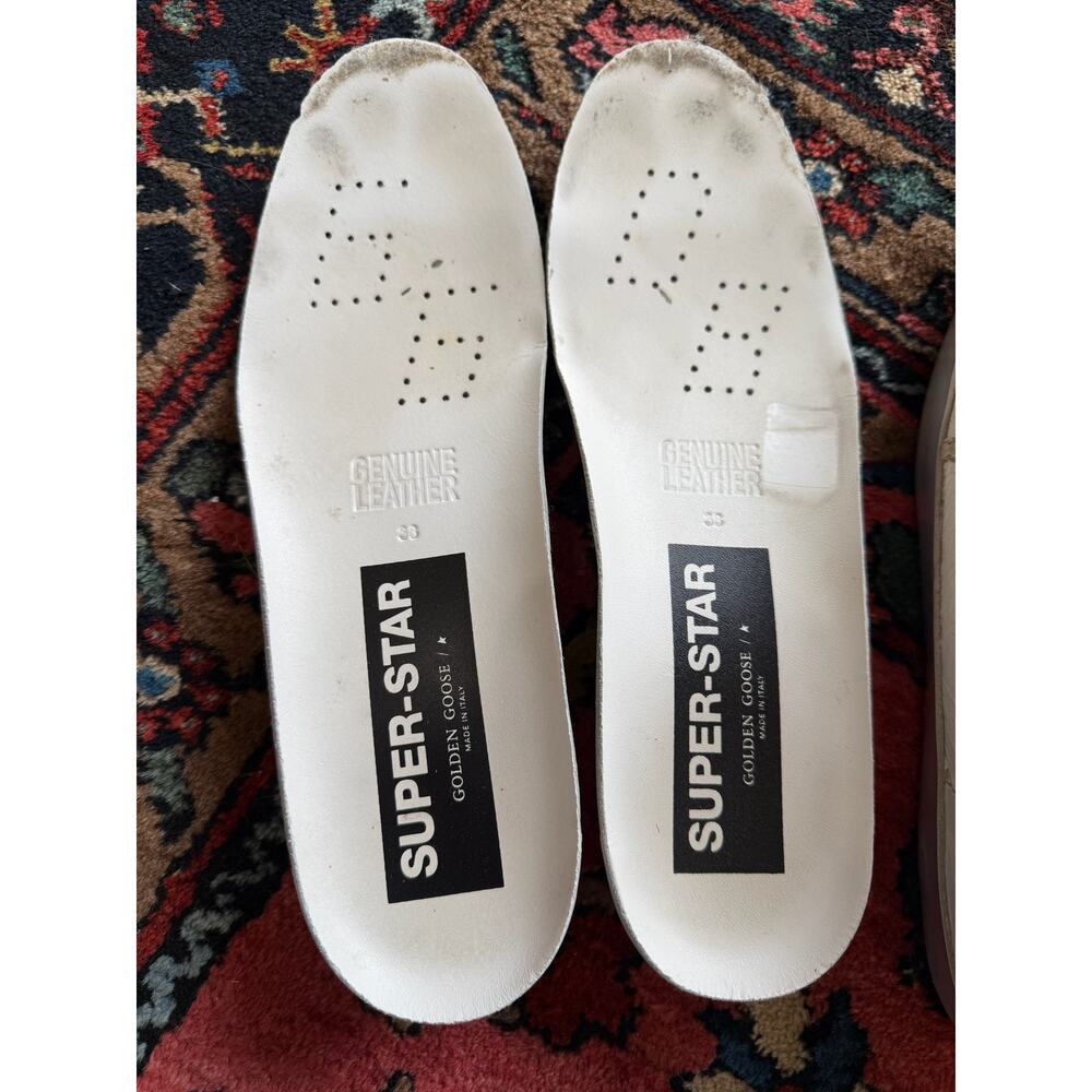 Golden Goose Superstar Athletic Skateboard 38 Womens 7.5 Blue gray sneakers - Picture 8 of 9